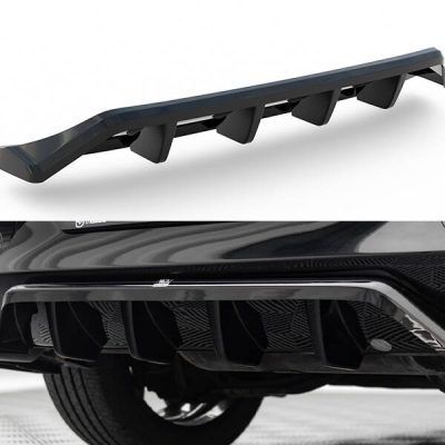 Splitter Central Traseiro (with vertical bars) Mazda 3 Mk4