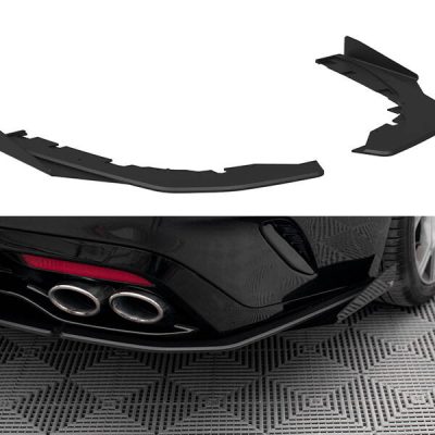Street Pro Splitters laterais traseiros + Flaps Kia Stinger GT-Line Mk1