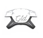 Moldura Volante Cromado / Cinza Escuro Mercedes-Benz Classe C E M G ML GLS W204 W212 W166 W463 2011-2019