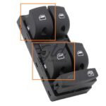 Botão Interruptor de Vidros Condutor Esquerdo Audi A3 8P A6 4F C6 Q7 4L - Image 3