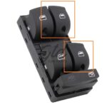 Botão Interruptor de Vidros Condutor Direito Audi A3 8P A6 4F C6 Q7 4L - Image 3