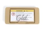 Moldura Passageiro C/ Espelho Pala-de-Sol Amarelo Mercedes-Benz Classe C R ML W203 W164 W251 2001-2013