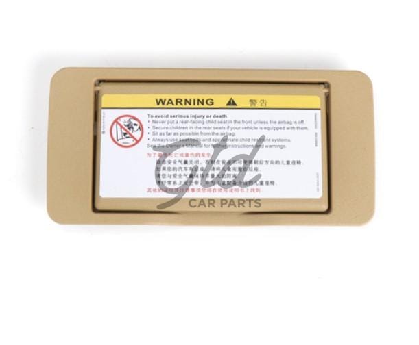 Moldura Passageiro C/ Espelho Pala-de-Sol Amarelo Mercedes-Benz Classe C R ML W203 W164 W251 2001-2013