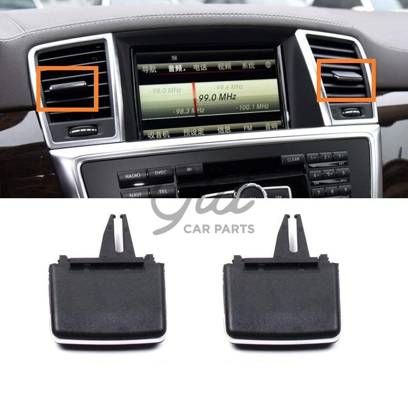 Conjunto de 2 Reguladores Ventilação Central Frontal Mercedes-Benz ML GL GLE GLS W166 W292 2012-2019