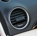 Ventilação Central Esquerda Preta Mercedes-Benz LCI Classe C W204 2011-2014 - Image 2