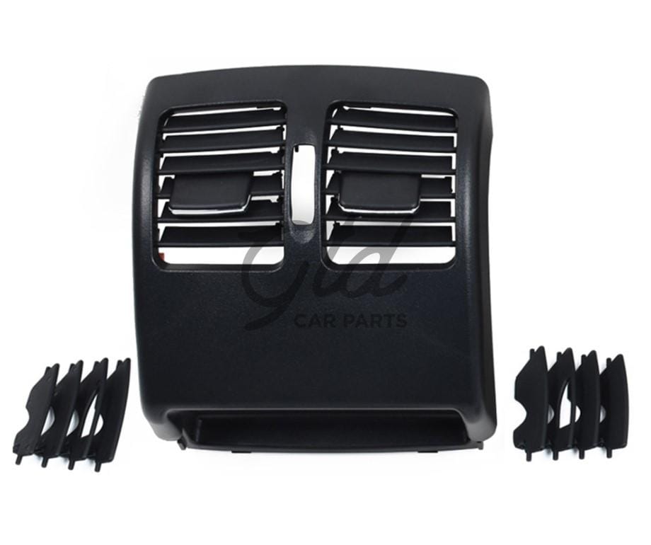 Ventilação Central Traseira Preta Mercedes-Benz Classe C E W204 W207 2007-2016 Versão 1