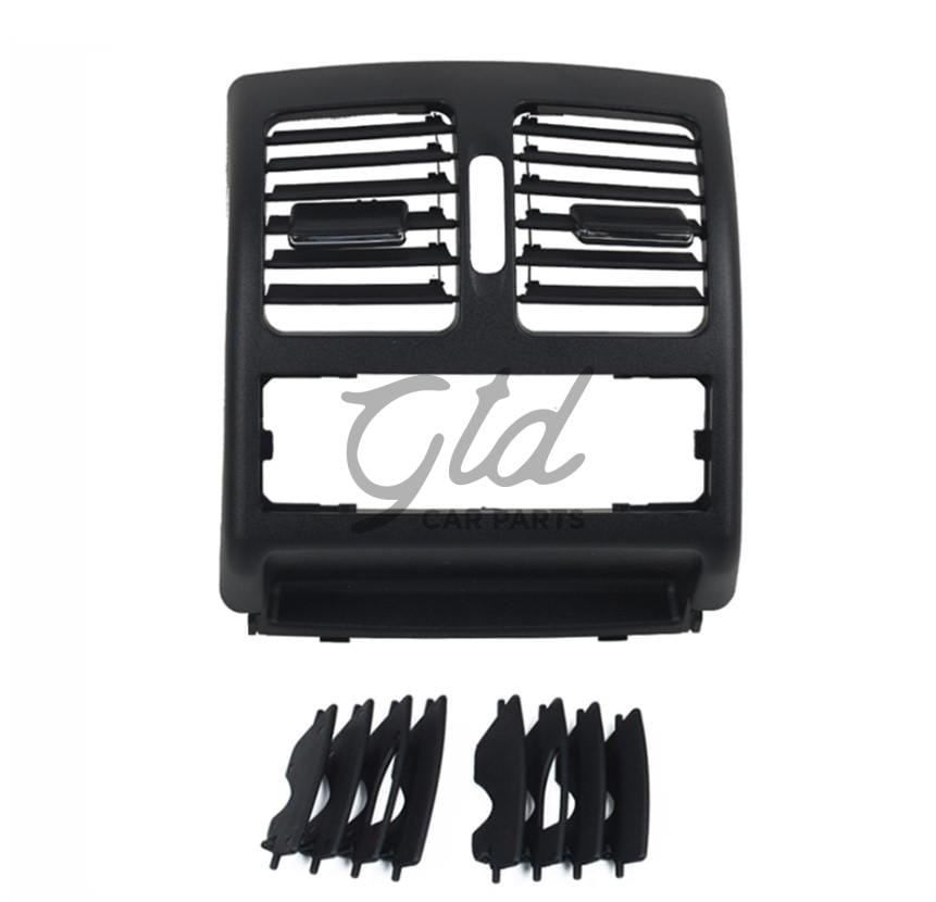 Ventilação Central Traseira Preta Mercedes-Benz Classe C E W204 W207 2007-2016 Versão 2