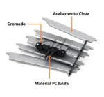 KIT Reparação Grelha Ventilação Frontal Direita Mercedes-Benz Classe E W207 2013-2016 - Image 2