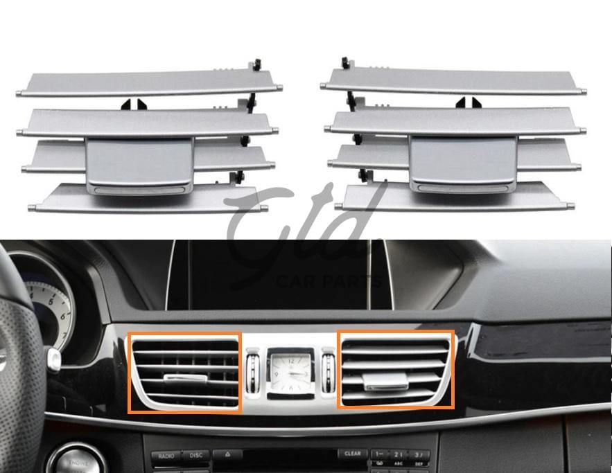 KIT Reparação Grelhas Ventilação Frontais Centrais Mercedes-Benz Classe E W212 Sedan 2013-2015