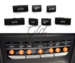 Conjunto de 7 Botões Módulo Ar Condicionado Mercedes-Benz Classe E W207 W212 2009-2016