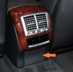 Tampa Gaveta Consola Central Traseira Preta Mercedes-Benz Classe S W221 2007-2013 - Image 2