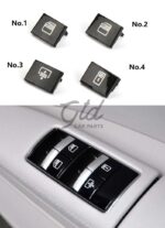 Botões P/ Comutador de Vidros Passageiros Traseiros Mercedes-Benz Classe S W221 2009-2013