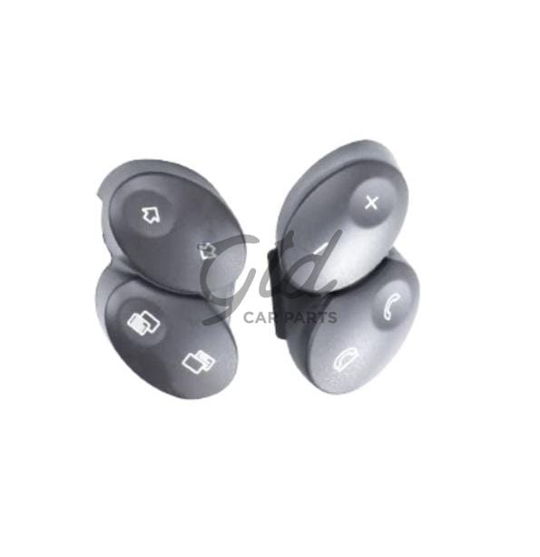 Botões Volante Cinza Escuro Mercedes-Benz Class C CLS CLK W211 W219 W209 2001-2011