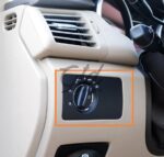 Moldura Comutador de Luzes Cinza Mercedes-Benz Classe R W251 2005-2017 - Image 3