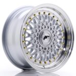 JR Wheels JR9 15x7 ET20 4x100/108 Silver w/ Machined Lip - Image 2
