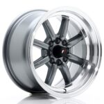 JR Wheels JR19 15x8 ET0 4x100/114 Gun Metal w/ Machined Lip - Image 2