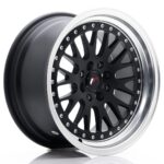 JR Wheels JR10 16x8 ET20 4x100/108 Matt Black w/ Machined Lip - Image 2