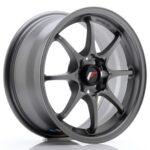 JR Wheels JR5 15x7 ET35 4x100 Matt Gun Metal - Image 2