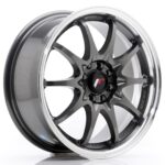 JR Wheels JR5 16x7 ET30 4x100/108 Gun Metal w/ Machined Lip - Image 2