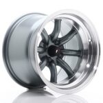 JR Wheels JR19 15x10,5 ET-32 4x100 Gun Metal w/ Machined Lip - Image 2