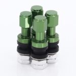 Set of Aluminum air valves JR v2 - GREEN - Image 2