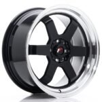 JR Wheels JR12 17x8 ET35 5x112/120 Gloss Black - Image 2