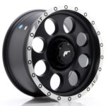 JR Wheels JRX4 17x8.5 ET20-35 BLANK Matt Black w/ Machined Lip - Image 2