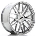JR Wheels JR28 18x8,5 ET20-40 5H BLANK Silver Machined Face - Image 2