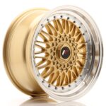JR Wheels JR9 17x8,5 ET35 5x112/120 Gold w/ Machined Lip - Image 2