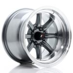 JR Wheels JR19 14x9 ET-25 4x100/114 Gun Metal w/ Machined Lip - Image 2