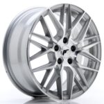 JR Wheels JR28 17x7 ET35 5x100 Silver Machined Face - Image 2
