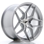JR Wheels JR34 18x9 ET20-42 5H BLANK Silver Machined Face - Image 2