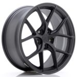JR Wheels SL01 18x8 ET40 5x112 Matt Gun Metal - Image 2