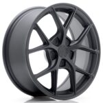 JR Wheels SL01 17x7 ET20-40 5H BLANK Matt Gun Metal - Image 2