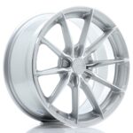 JR Wheels JR37 17x8 ET20-40 5H BLANK Silver Machined Face - Image 2