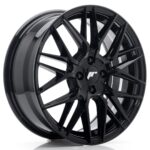 JR Wheels JR28 17x7 ET40 4x100 Gloss Black - Image 2