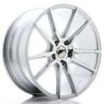 JR Wheels JR21 19x8,5 ET40 5x114,3 Silver Machined Face - Image 2