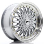 JR Wheels JR9 18x8 ET35 5x112/120 Silver w/ Machined Lip - Image 2