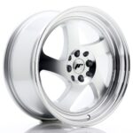 JR Wheels JR15 17x8 ET35 5x108/114,3 Silver Machined Face - Image 2