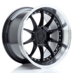 JR Wheels JR41 18x10,5 ET15-25 5H BLANK Gloss Black w/ Machined Lip - Image 2