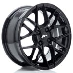 JR Wheels JR28 15x7 ET38 4x100 Gloss Black - Image 2