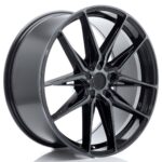 JR Wheels JR44 21x9 ET20-40 5H BLANK Black Machined w/ Tinted Face - Image 2