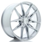 JR Wheels JR44 21x9 ET20-40 5H BLANK Silver w/ Machined Face - Image 2
