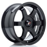 JR Wheels JR3 15x7 ET25-42 BLANK Gloss Black - Image 2