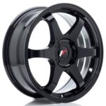 JR Wheels JR3 17x7 ET20-42 4H BLANK Gloss Black - Image 2