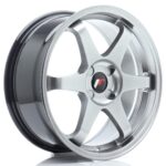 JR Wheels JR3 18x8 ET20-45 4H BLANK Hyper Black - Image 2