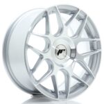 JR Wheels JR18 16x7 ET20-35 BLANK Silver Machined Face - Image 2