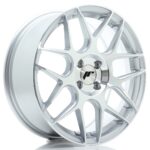 JR Wheels JR18 17x7 ET40 4x100 Silver Machined Face - Image 2
