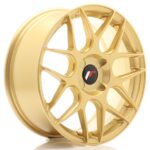 JR Wheels JR18 17x7 ET20-40 4H BLANK Gold - Image 2