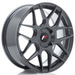 JR Wheels JR18 17x7 ET20-40 4H BLANK Hyper Gray - Image 2
